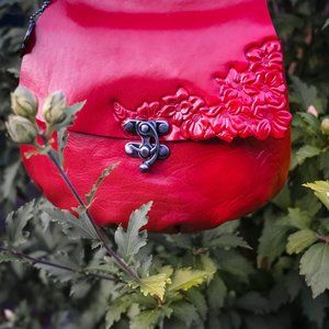 Patricia Nash Veneto Crossbody Red NWT